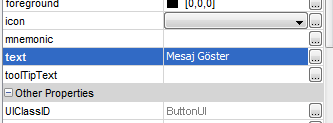 Java Buton Görüntü Adı java-button-text