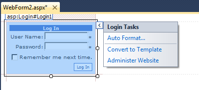 aspnet-login-kontrol-template