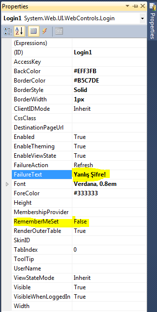 aspnet-login-oturum