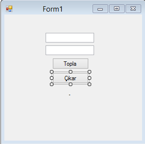 visual basic çıkarma visual basic hesap makinesi