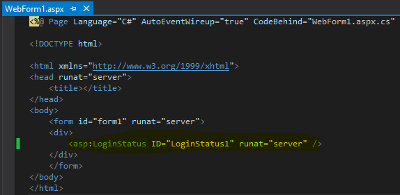 login-status-control